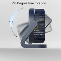 360° Rotating Desktop Fan