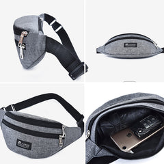 Waterproof Fanny Pack with Phone Pocket, Waist Bum Bag