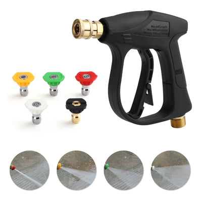 1/4 High Pressure Washer Gun 4000 PSI Foam Spray Wand with Nozzle