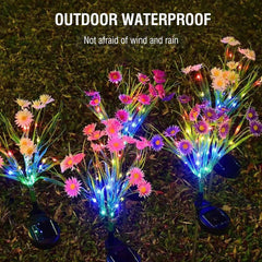 Solar LED Flower Stake Lights, Outdoor Yard Decor