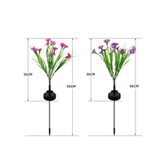 Solar LED Flower Stake Lights, Outdoor Yard Decor