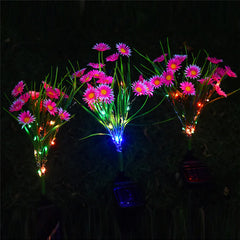 Solar LED Flower Stake Lights, Outdoor Yard Decor