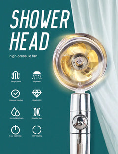 High Pressure 360° Adjustable Water-Saving Shower Head