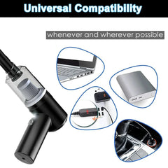 120W Cordless Handheld Vacuum - Portable for Car & Home