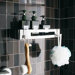 Stainless Steel Punch-Free Bathroom Shelf