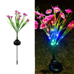 Solar LED Flower Stake Lights, Outdoor Yard Decor