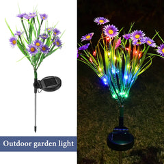 Solar LED Flower Stake Lights, Outdoor Yard Decor