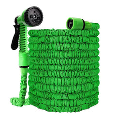 Expandable Garden Hose with Spray Nozzle, 25-100FT