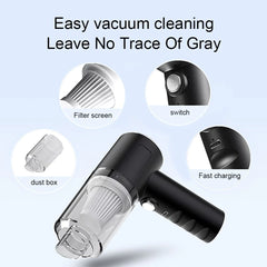 120W Cordless Handheld Vacuum - Portable for Car & Home