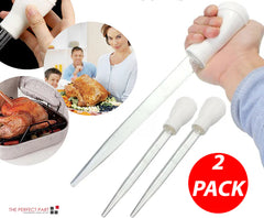 2pcs Heat Resistant BPA Free Turkey Baster, 30ML