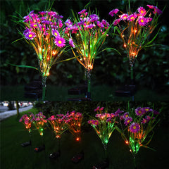 Solar LED Flower Stake Lights, Outdoor Yard Decor