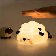 Cute LED Night Light, Silicone Sheep/Panda/Rabbit