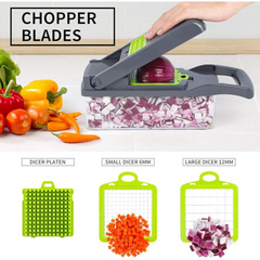 15-In-1 Vegetable & Fruit Chopper - Dicer, Slicer for Kitchen