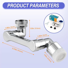 1080° Rotatable Faucet Extender