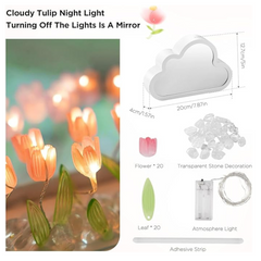 Cloud Tulip LED Night Light