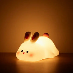 Cute LED Night Light, Silicone Sheep/Panda/Rabbit