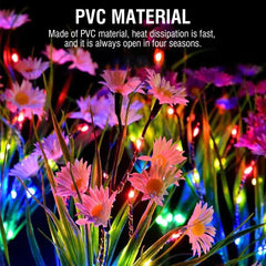 Solar LED Flower Stake Lights, Outdoor Yard Decor