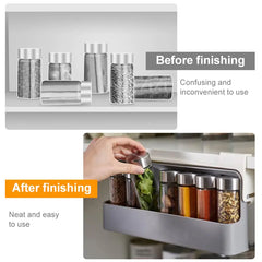 -Adhesive Spice Organizer Rack-Adhesiv