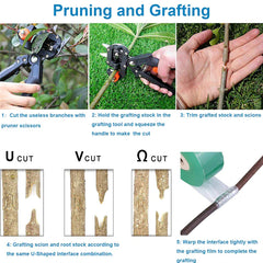 Garden Grafting Knife & Pruning Shears Tool Kit