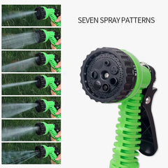 Expandable Garden Hose with Spray Nozzle, 25-100FT