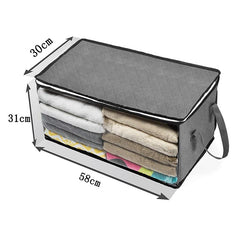 Large Capacity Quilt Storage Bag, Non-Woven Closet Organizer