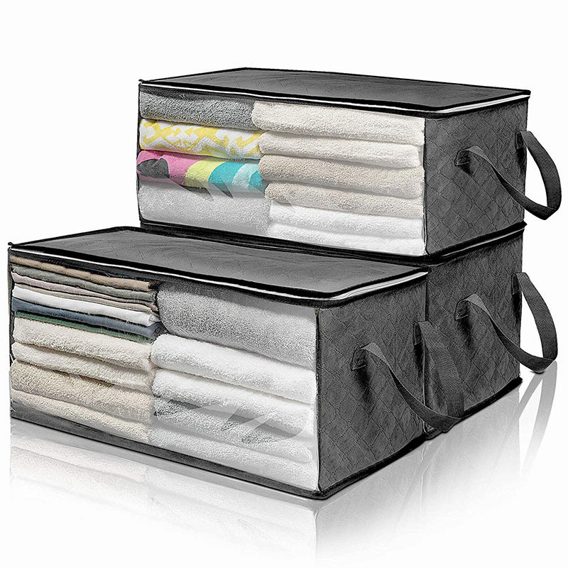 Large Capacity Quilt Storage Bag, Non-Woven Closet Organizer