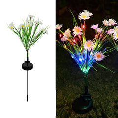 Solar LED Flower Stake Lights, Outdoor Yard Decor