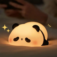 Cute LED Night Light, Silicone Sheep/Panda/Rabbit